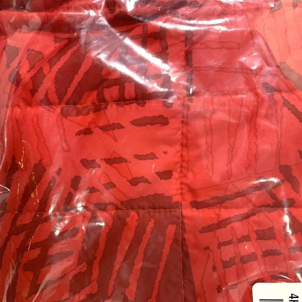 North Face Circaloft Pants Mens XL Red Print Insulated Packable Winter NEW w/TAG